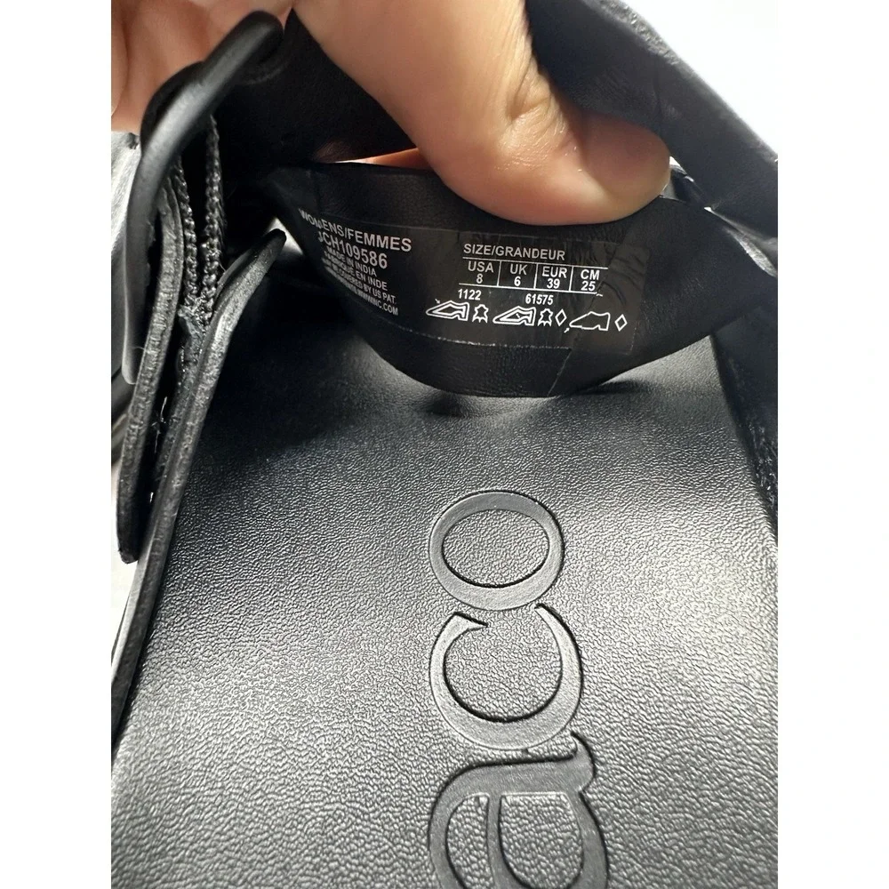Chaco Women's Townes Slide Midform Sandals Black Womens 8